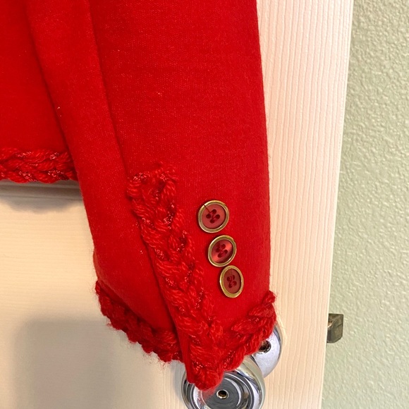 Vintage Red Wool Jacket - Picture 4 of 5